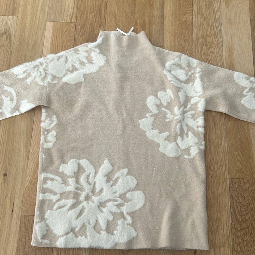 Anthropologie fuzzy sweater